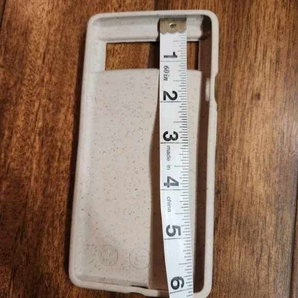 New Pela Case Google Pixel 6 Brown Cream Checkered Compostable Phone Cover - Picture 5 of 7